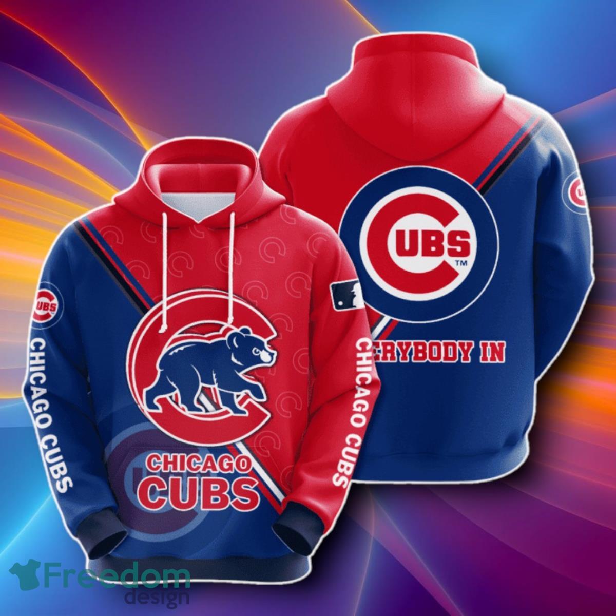 Chicago Cubs 3D Hoodies Unique Gift For Men And Women image Chicago Cubs 3D Hoodies Unique Gift For Men And Women Product Photo 2