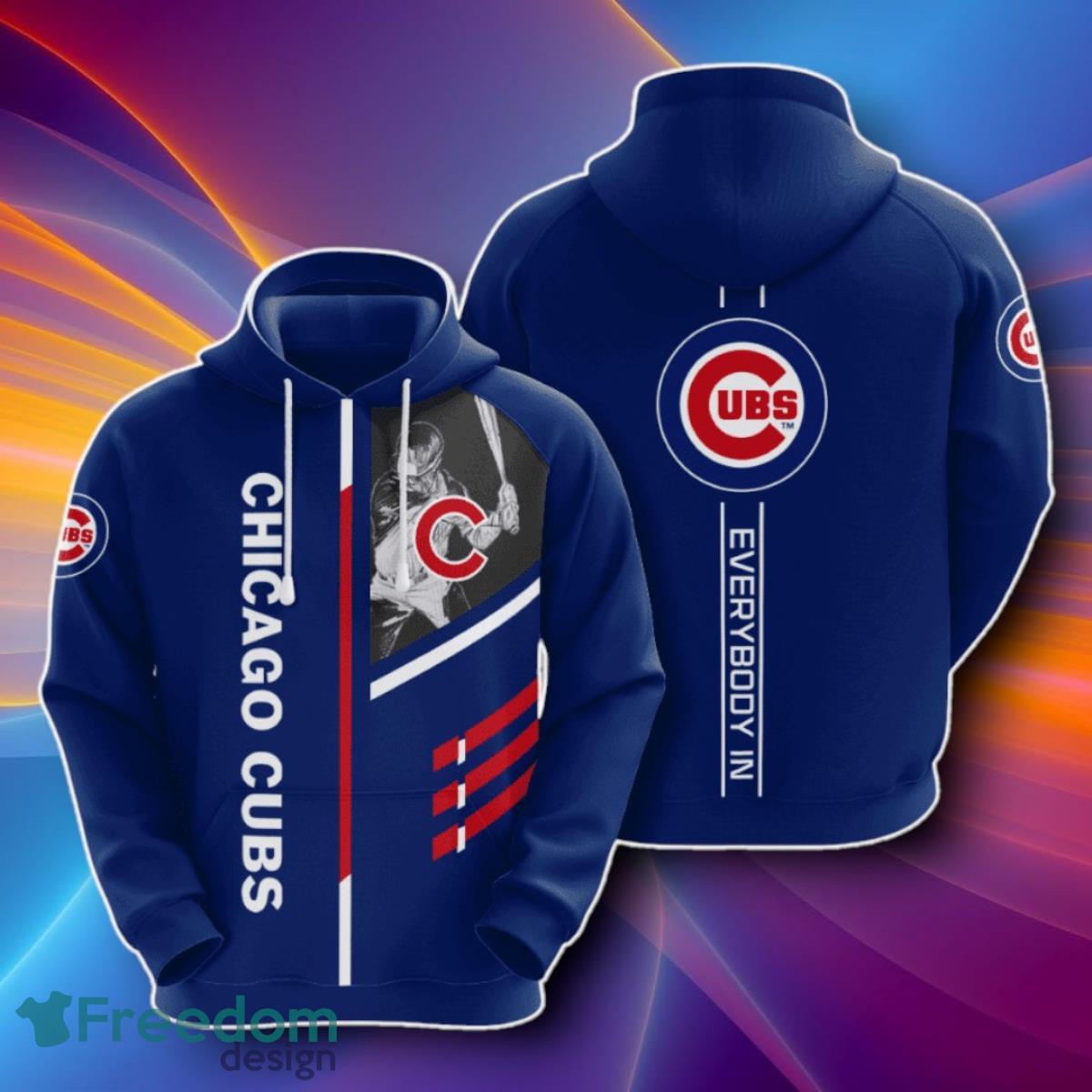 Chicago Cubs 3D Hoodies Unique Gift For Men And Women image Chicago Cubs 3D Hoodies Unique Gift For Men And Women Product Photo 1