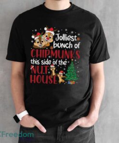 Chipmunks Nut House Christmas Shirt, Disney Chip and Dale Christmas Shirt - Black Unisex T-Shirt