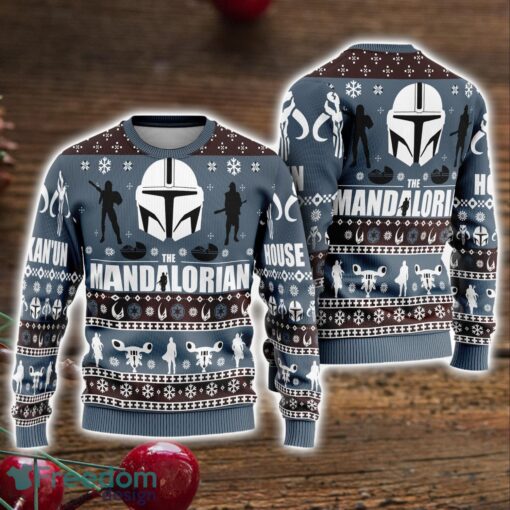 Christmas Baby Yoda Darth Vader The Mandalorian Ugly Christmas Sweater Holiday Gift Product Photo 1