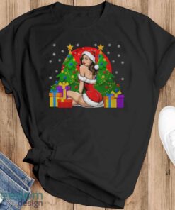 Christmas Sexy Santa Girl Pin-Up Sweatshirt, Cheeky Santa Girl Hoodie