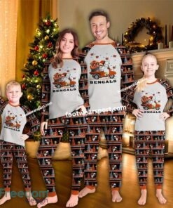 Cincinnati Bengals Christmas Xmas Family Pajamas Set For Men Women Kid