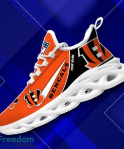 Cincinnati Bengals Custom Name Luxury NFL Max Soul Shoes Lovely Gift Product Photo 2