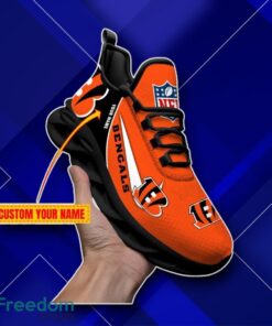 Cincinnati Bengals Custom Name Luxury NFL Max Soul Shoes Lovely Gift