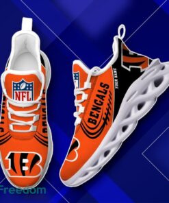 Cincinnati Bengals Custom Name Max Soul Shoes Lovely Gift Fan Gift