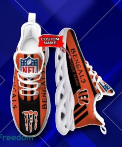 Cincinnati Bengals Custom Name NFL Impressive Gift Max Soul Sneaker Product Photo 2