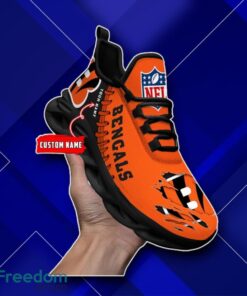 Cincinnati Bengals Custom Name NFL Max Soul Shoes Impressive Gift