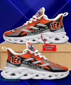 Cincinnati Bengals Custom Name NFL Max Soul Sneaker Impressive Gift For Men And Women