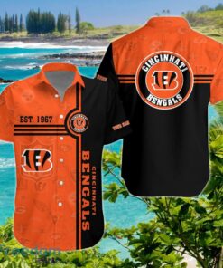 Cincinnati Bengals Hawaiian Shirt Custom Name Unique Gift