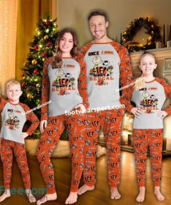 Cincinnati Bengals Once A Bengal – Always A Bengal Ugly Christmas Pajamas Set Family Kid Men Women