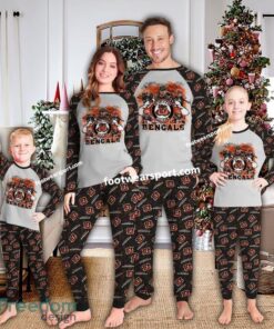 Cincinnati Bengals Transfer Xmas Family Pajamas Set Kid Men Women