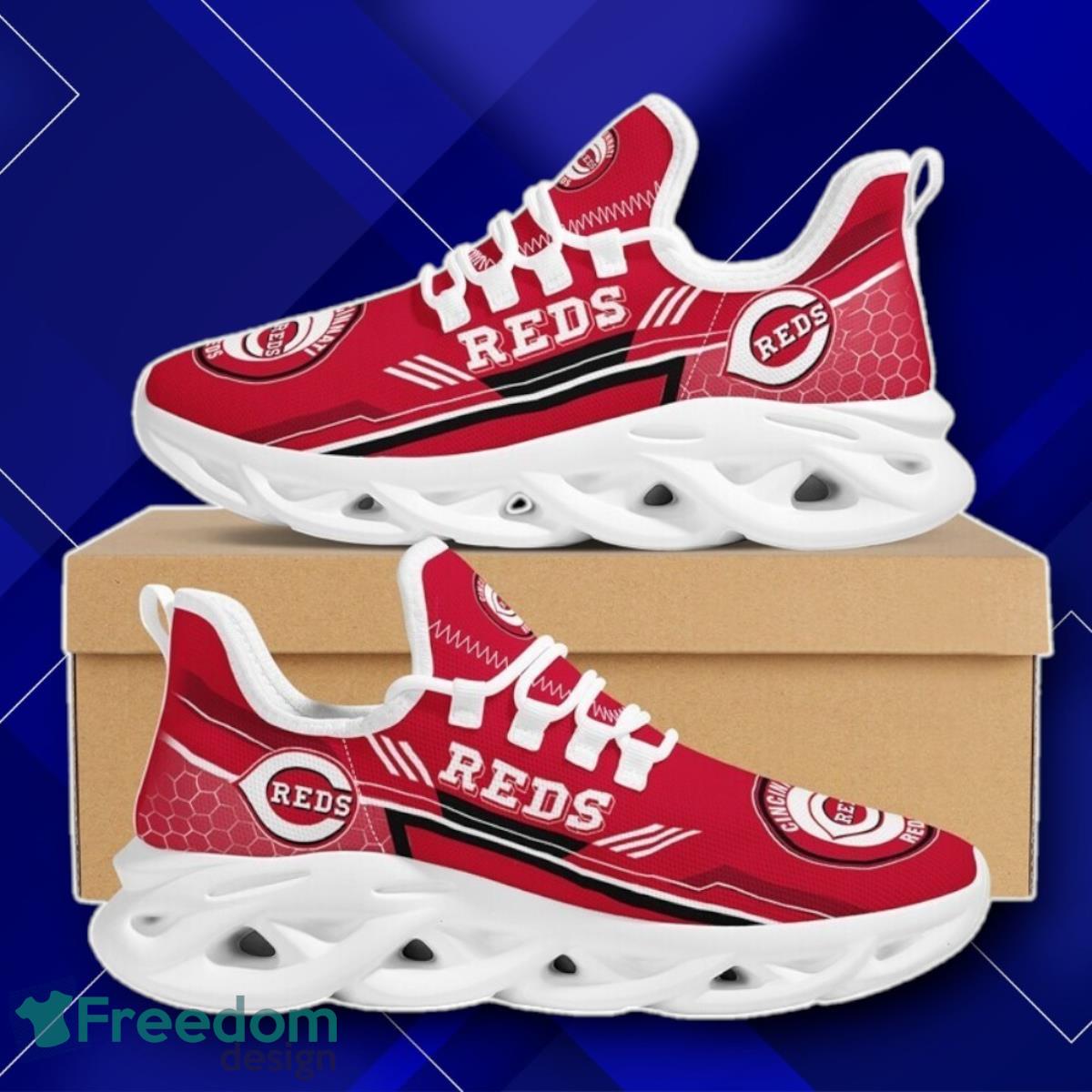 Cincinnati Reds Fans Max Soul Shoes Impressive Gift image Cincinnati Reds Fans Max Soul Shoes Impressive Gift Product Photo 1