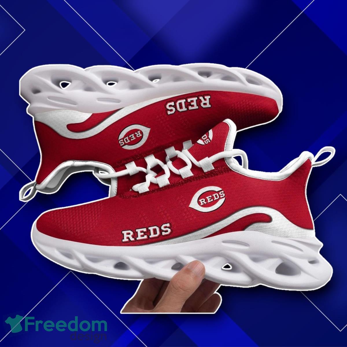 Cincinnati Reds Impressive Gift Max Soul Shoes image Cincinnati Reds Impressive Gift Max Soul Shoes Product Photo 1