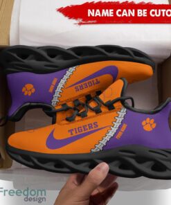 Clemson Tigers Custom Name Limited Max Soul Shoes Sneakers For Sports Fans Gift Product Photo 2