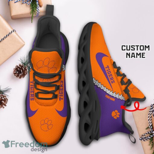 Clemson Tigers Custom Name Limited Max Soul Shoes Sneakers For Sports Fans Gift Product Photo 3