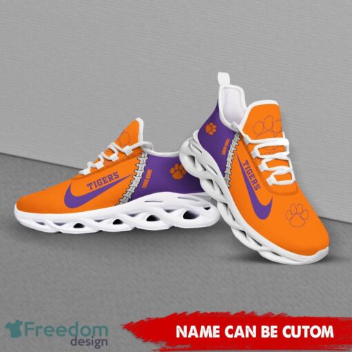 Clemson Tigers Custom Name Limited Max Soul Shoes Sneakers For Sports Fans Gift Product Photo 4