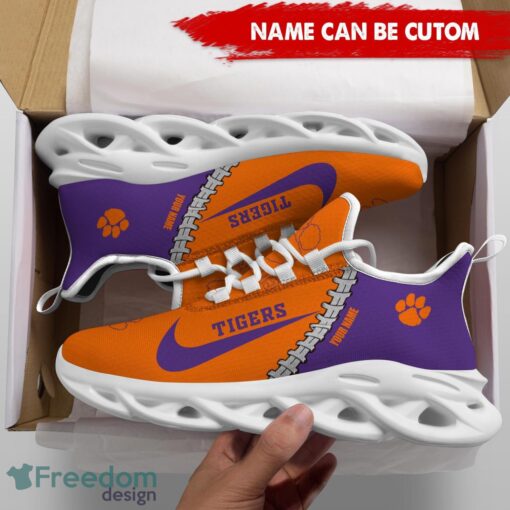 Clemson Tigers Custom Name Limited Max Soul Shoes Sneakers For Sports Fans Gift Product Photo 5