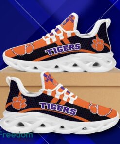 Clemson Tigers NCAA Custom Name Max Soul Shoes Impressive Gift