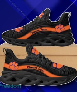 Clemson Tigers NCAA Hot Black Color Max Soul Shoes Impressive Gift