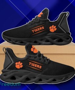 Clemson Tigers NCAA Hot Black Orange Max Soul Shoes Impressive Gift