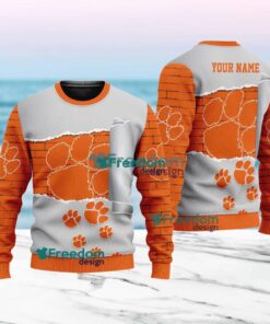 Clemson Tigers NCAA Logo New Idea Christmas Ugly Sweater 3D For Men And Women