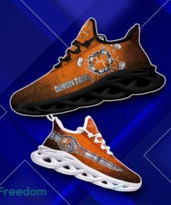 Clemson Tigers NCAA Orange Black Max Soul Shoes Impressive Gift