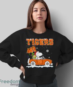 Clemson Tigers Snoopy And Woodstock Driving Car Shirt Sweatshirt Hoodie - Sweatshirt