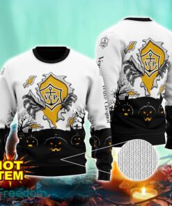 Clicquot Scary Night Halloween Hand Pull Out Halloween 3D Sweater For Men and Women