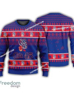 Colt 45 Beer Logo Merry Xmas Ugly Sweater Gift Holidays