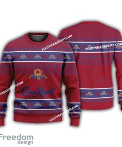 Crown Royal Logo Merry Christmas Ugly Sweater For Fans