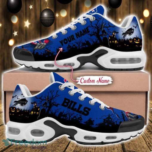 Custom Name NFL Buffalo Bills Halloween Day Gift Air Cushion Sports Shoes For Men And Women Product Photo 1