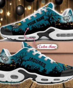 Custom Name NFL Jacksonville Jaguars Halloween Day Gift Air Cushion Sports Shoes For Men And Women