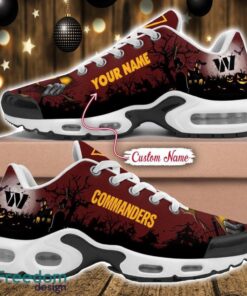 Custom Name NFL Washington commanders Halloween Day Gift Air Cushion Sports Shoes For Men And Women