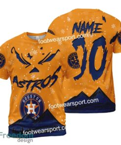 Custom Number And Name Houston Astros Grinch Face 3D Hoodie, 3D Tshirt, Sweater AOP For Fans - MLB Houston Astros Grinch Face 3D Hoodie, 3D Tshirt, Sweater AOP Custom Number And Name Photo 2