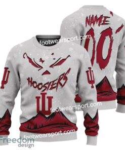Custom Number And Name Indiana Hoosiers Grinch Face 3D Hoodie, 3D Tshirt, Sweater AOP Gift Holidays image Custom Number And Name Indiana Hoosiers Grinch Face 3D Hoodie, 3D Tshirt, Sweater AOP Gift Holidays - NCAA Indiana Hoosiers Grinch Face 3D Hoodie, 3D Tshirt, Sweater AOP Custom Number And Name Photo 3