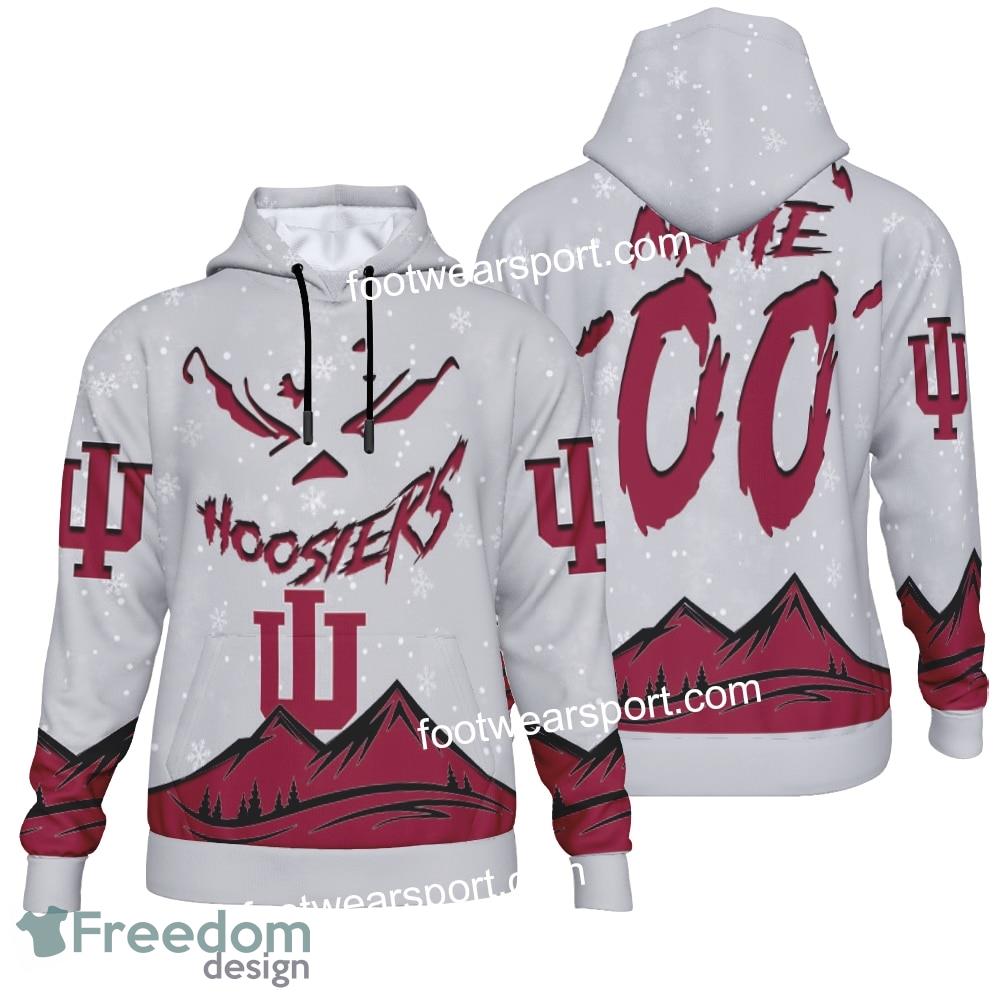 Custom Number And Name Indiana Hoosiers Grinch Face 3D Hoodie, 3D Tshirt, Sweater AOP Gift Holidays image Custom Number And Name Indiana Hoosiers Grinch Face 3D Hoodie, 3D Tshirt, Sweater AOP Gift Holidays - NCAA Indiana Hoosiers Grinch Face 3D Hoodie, 3D Tshirt, Sweater AOP Custom Number And Name Photo 1