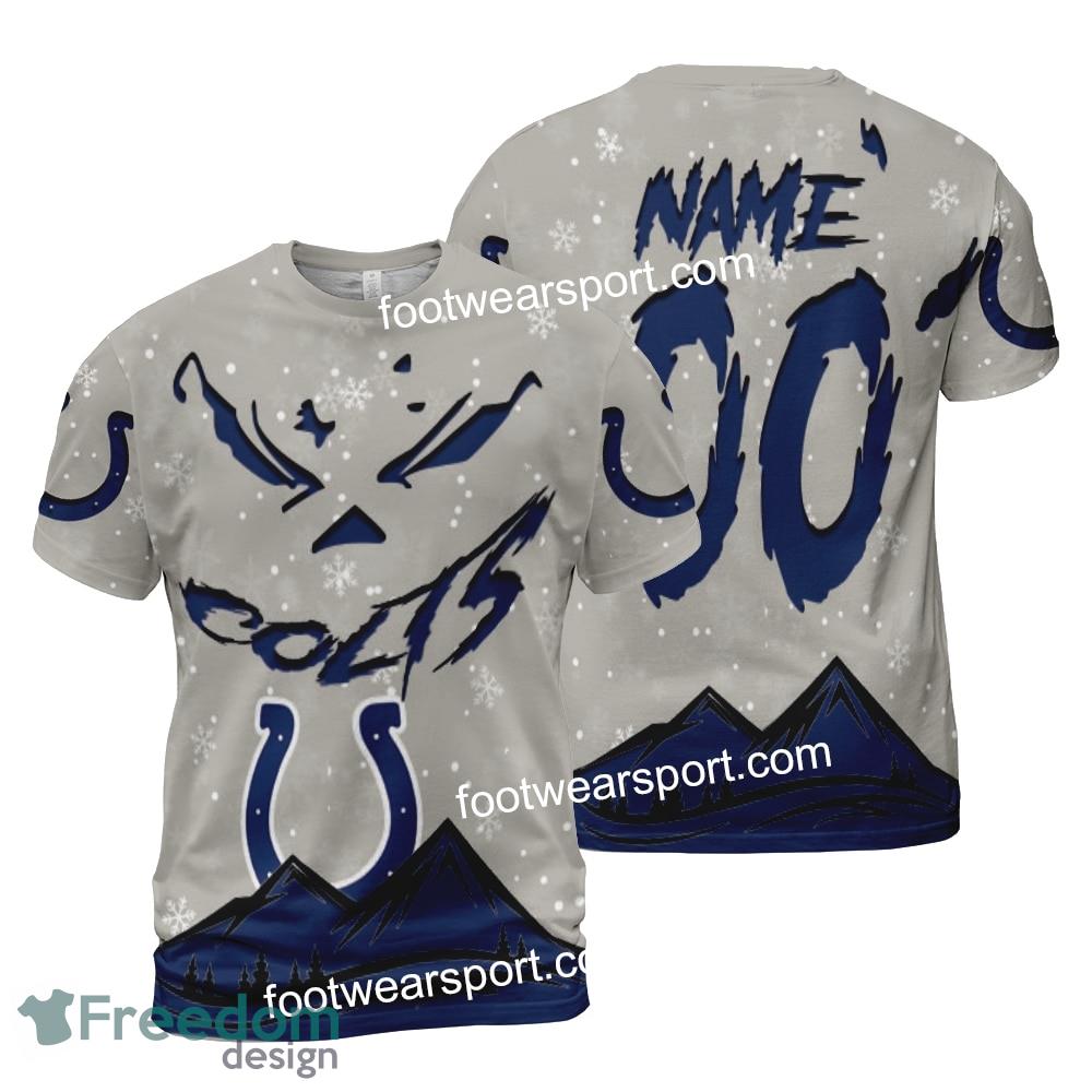 Custom Number And Name Indianapolis Colts Grinch Face 3D Hoodie, 3D Tshirt, Sweater AOP For Fans image Custom Number And Name Indianapolis Colts Grinch Face 3D Hoodie, 3D Tshirt, Sweater AOP For Fans - NFL Indianapolis Colts Grinch Face 3D Hoodie, 3D Tshirt, Sweater AOP Custom Number And Name Photo 2