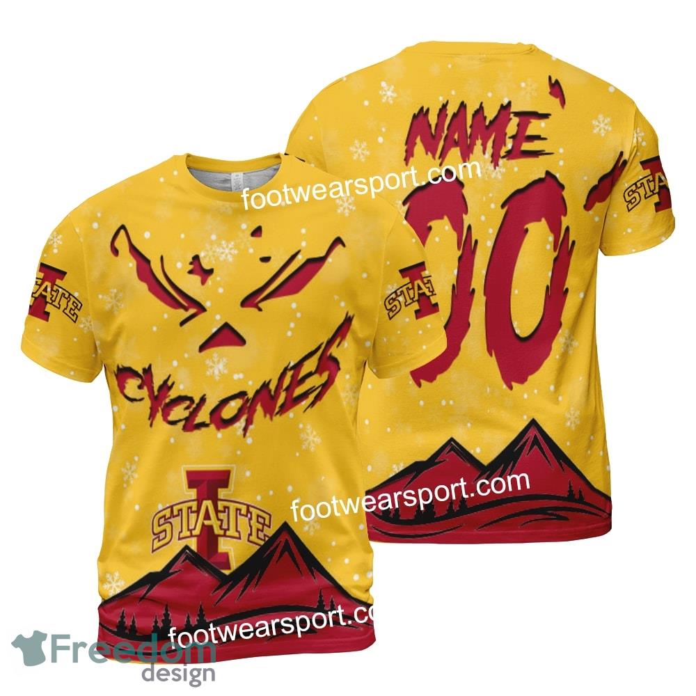 Custom Number And Name Iowa State Cyclones Grinch Face 3D Hoodie, 3D Tshirt, Sweater AOP For Adult image Custom Number And Name Iowa State Cyclones Grinch Face 3D Hoodie, 3D Tshirt, Sweater AOP For Adult - NCAA Iowa State Cyclones Grinch Face 3D Hoodie, 3D Tshirt, Sweater AOP Custom Number And Name Photo 2