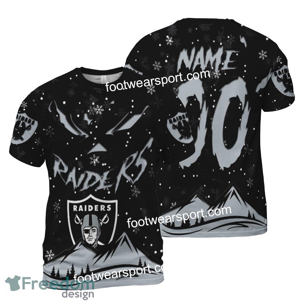 Custom Number And Name Las Vegas Raiders Grinch Face 3D Hoodie, 3D Tshirt, Sweater AOP For Adult image Custom Number And Name Las Vegas Raiders Grinch Face 3D Hoodie, 3D Tshirt, Sweater AOP For Adult - NFL Las Vegas Raiders Grinch Face 3D Hoodie, 3D Tshirt, Sweater AOP Custom Number And Name Photo 2