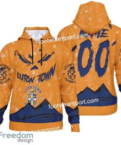 Custom Number And Name Luton Town Grinch Face 3D Hoodie, 3D Tshirt, Sweater AOP For Adult Custom Number And Name Luton Town Grinch Face 3D Hoodie, 3D Tshirt, Sweater AOP For Adult