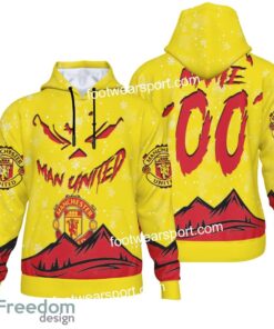 Custom Number And Name Manchester United Grinch Face 3D Hoodie, 3D Tshirt, Sweater AOP For Fans Custom Number And Name Manchester United Grinch Face 3D Hoodie, 3D Tshirt, Sweater AOP For Fans