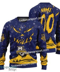 Custom Number And Name marquette golden eagles Grinch Face 3D Hoodie, 3D Tshirt, Sweater AOP For Fans - NCAA2 marquette golden eagles Grinch Face 3D Hoodie, 3D Tshirt, Sweater AOP Custom Number And Name Photo 3