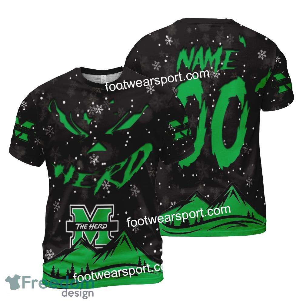 Custom Number And Name Marshall Thundering Herd Grinch Face 3D Hoodie, 3D Tshirt, Sweater AOP For Fans image Custom Number And Name Marshall Thundering Herd Grinch Face 3D Hoodie, 3D Tshirt, Sweater AOP For Fans - NCAA Marshall Thundering Herd Grinch Face 3D Hoodie, 3D Tshirt, Sweater AOP Custom Number And Name Photo 2