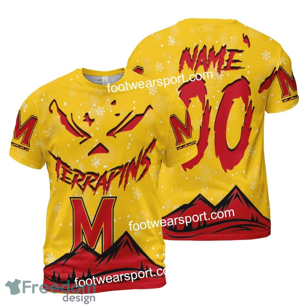 Custom Number And Name Maryland Terrapins Grinch Face 3D Hoodie, 3D Tshirt, Sweater AOP Gift Holidays image Custom Number And Name Maryland Terrapins Grinch Face 3D Hoodie, 3D Tshirt, Sweater AOP Gift Holidays - NCAA Maryland Terrapins Grinch Face 3D Hoodie, 3D Tshirt, Sweater AOP Custom Number And Name Photo 2