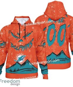 Custom Number And Name Miami Dolphins Grinch Face 3D Hoodie, 3D Tshirt, Sweater AOP For Fans Custom Number And Name Miami Dolphins Grinch Face 3D Hoodie, 3D Tshirt, Sweater AOP For Fans