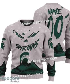 Custom Number And Name Michigan State Spartans Grinch Face 3D Hoodie, 3D Tshirt, Sweater AOP Gift Holidays image Custom Number And Name Michigan State Spartans Grinch Face 3D Hoodie, 3D Tshirt, Sweater AOP Gift Holidays - NCAA Michigan State Spartans Grinch Face 3D Hoodie, 3D Tshirt, Sweater AOP Custom Number And Name Photo 3