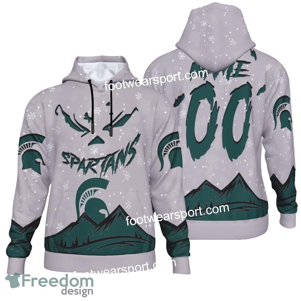 Custom Number And Name Michigan State Spartans Grinch Face 3D Hoodie, 3D Tshirt, Sweater AOP Gift Holidays image Custom Number And Name Michigan State Spartans Grinch Face 3D Hoodie, 3D Tshirt, Sweater AOP Gift Holidays - NCAA Michigan State Spartans Grinch Face 3D Hoodie, 3D Tshirt, Sweater AOP Custom Number And Name Photo 1