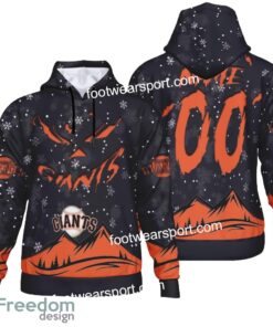 Custom Number And Name San Francisco Giants Grinch Face 3D Hoodie, 3D Tshirt, Sweater AOP For Men, Women