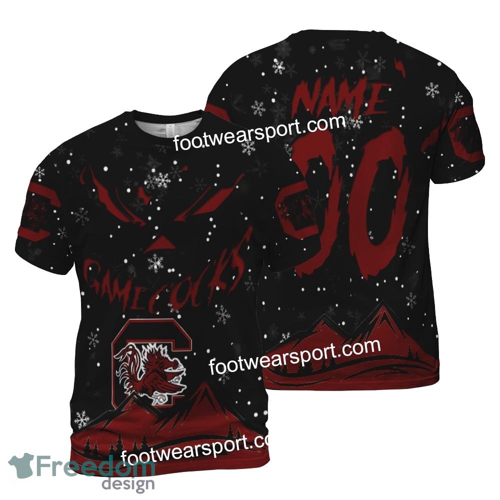 Custom Number And Name South Carolina Gamecocks Grinch Face 3D Hoodie, 3D Tshirt, Sweater AOP Gift Holidays image Custom Number And Name South Carolina Gamecocks Grinch Face 3D Hoodie, 3D Tshirt, Sweater AOP Gift Holidays - NCAA South Carolina Gamecocks Grinch Face 3D Hoodie, 3D Tshirt, Sweater AOP Custom Number And Name Photo 2