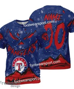 Custom Number And Name Texas Rangers Grinch Face 3D Hoodie, 3D Tshirt, Sweater AOP For Adult - MLB Texas Rangers Grinch Face 3D Hoodie, 3D Tshirt, Sweater AOP Custom Number And Name Photo 2